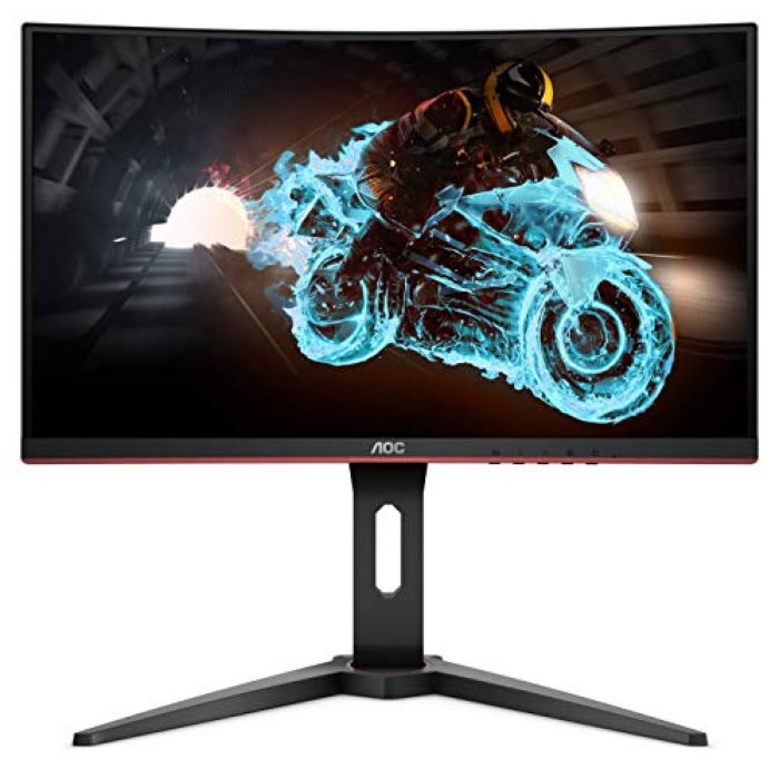 Monitor aoc gaming curved 144hz fhd 1ms freesync frameless 165hz 1500r mprt supported